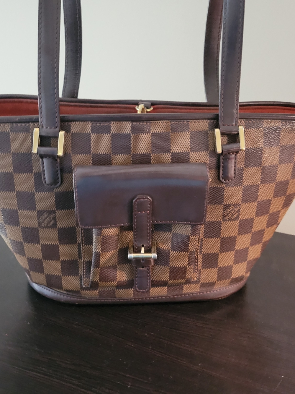 Louis Vuitton Damier Ebene Monosque Tote